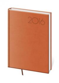 Diář 2016 - Print A5 denní - oranžová