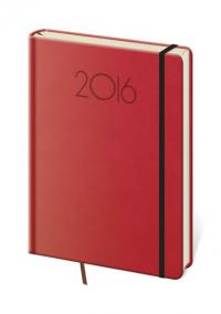 Diář 2016 - New Praga A5 denní - červená