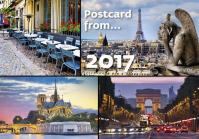 Kalendář nástěnný 2017 - Postcard from ...