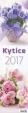 Kalendář nástěnný 2017 - Kytice 120x480cm