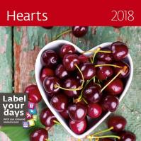 Kalendář nástěnný 2018 - Hearts