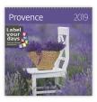 Kalendář nástěnný 2019 - Provence