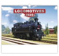 Kalendář nástěnný 2020 - Locomotives