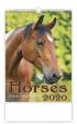Kalendář nástěnný 2020 - Horses/Pferde/Koně/Kone