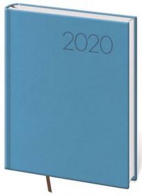 Diář 2020 - Print/denní B6/světle modrá