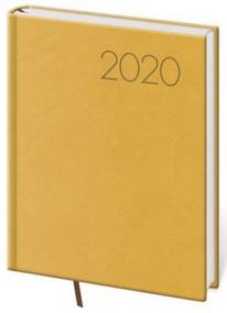 Diář 2020 - Print/denní B6/žlutá
