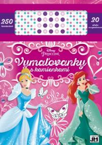 Vymaľovanky s kamienkami/ Disney Princezné