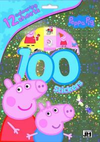 Prasátko Peppa - 100 samolepek s omal. listy