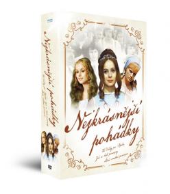Nejkrásnější pohádky - Tři oříšky pro Popelku + Šíleně smutná princezna + Jak se budí princezny - 3 DVD