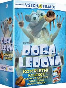 Doba ledová 1-5 - DVD + bonus DVD Mamutí Vánoce