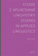 Studie z aplikované lingvistiky - Special issue 2017