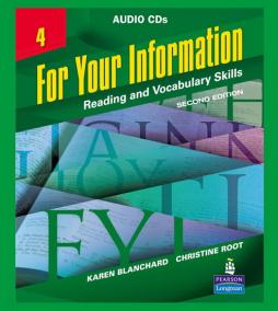 For Your Information 4: Reading and Vocabulary Skills, Audio CDs