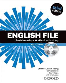 English File 3rd edition Pre-Intermediate Workbook without key (without CD-ROM)