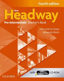 New Headway Fourth Edition Pre-Intermediate Teacher´s Book with resource disc