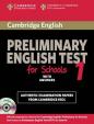 Cambridge Preliminary English Test for Schools 1 Self-study Pack (Student´s Book with Answers with Audio CDs (2))