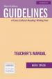 Guidelines, 3rd Edition: Teacher´s Manual