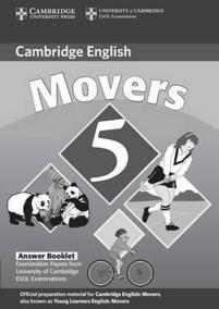 Cambridge English Movers 5 Answer Booklet