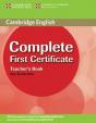 Complete First Certificate: Teacher´s Book