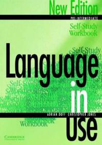 Language in Use Pre-Intermediate: Self-study Workbook