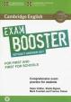 Cambridge English Exam Booster for First and First for Schools Without Answer Key with Audio