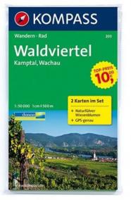 Waldviertel,Kamptal,Wachau 203 / 1:50T NKOM
