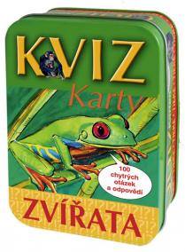 Kviz Zvířata (karty) - 100 chytrých otázek a odpovědí