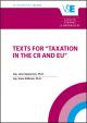 Texts for Taxation in the CR and EU