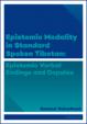 Epistemic modality in spoken standard Tibetian: epistemic verbal endings and copulas