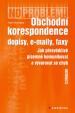 Obchodní korespondence - dopisy, e-maily, faxy