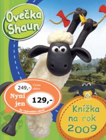 Ovečka Shaun Knížka na rok 2009