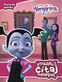 Vampirina - Vyfarbuj, čítaj, nalepuj