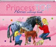 Princess TOP Horses coloring book (kone)