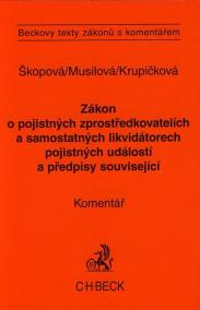 Zákon o pojišťovacích zprostředkovatelích a likvidátorech pojistných událostí