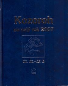 Kozoroh na celý rok 2007