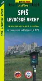 Spiš. Levočské vrchy 1:50 000