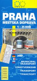 Praha městská doprava 1:25 000