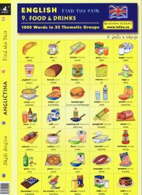 English - Find the Pair 09. (Food - Drinks)