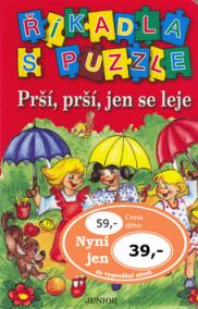 Říkadla s puzzle Prší, prší, jen se leje