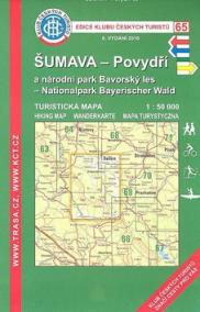 KČT 65 Šumava Povydří 1:50 000