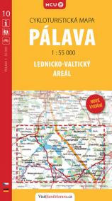 Pálava - Lednicko-valtický areál - cykloturistická mapa č. 10 /1:55 000