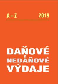 Daňové a  nedaňové výdaje 2019