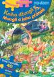 Kniha džunglí, Mauglí a jeho přátelé - Samolepkové puzzle pohádky
