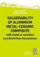 Solderability of aluminium metal-ceramic composite