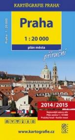 Praha Příruční plán města 1:20 000