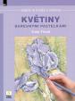 Květiny barevnými pastelkami