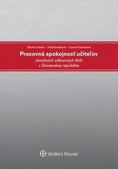 Pracovná spokojnosť učiteľov stredných odborných škôl v Slovenskej republike