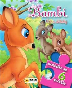 Pohádkové čtení s puzzle - Bambi čti a skládej