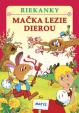 Mačka lezie dierou