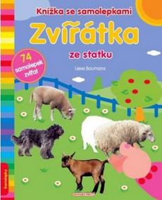 Zvířátka ze statku - Knížka se samolepkami