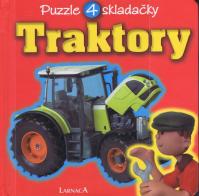 Traktory - puzzle 4 skladačky